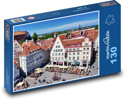 Estonsko - náměstí - puzzle 130 dílků