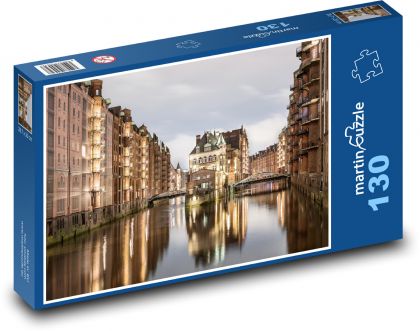Deutschland - Hamburg - Puzzle 130 pieces, size 28.7x20 cm 