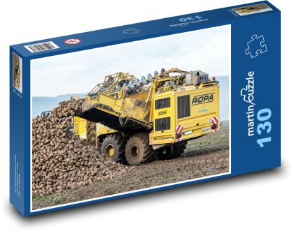 Pole - cukrová trstina - Puzzle 130 dielikov, rozmer 28,7x20 cm 