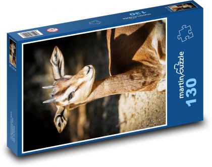 Gazela - Puzzle 130 dielikov, rozmer 28,7x20 cm 