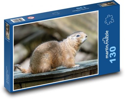 Prairie dog - Puzzle 130 pieces, size 28.7x20 cm 