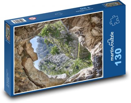 Mountains - hiking, caves - Puzzle 130 pieces, size 28.7x20 cm 
