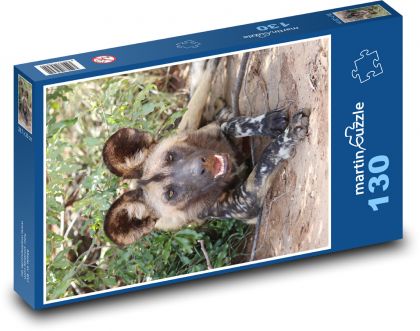 Horse Dog - Puzzle 130 pieces, size 28.7x20 cm 