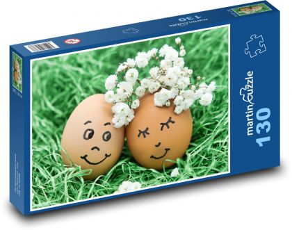 Easter Egg - Puzzle 130 pieces, size 28.7x20 cm 