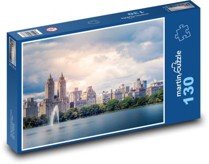 Central Park - Manhattan, New York - Puzzle 130 pieces, size 28.7x20 cm 