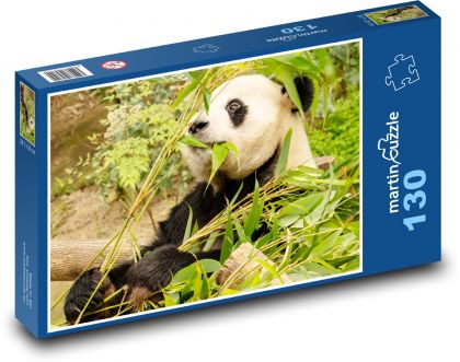 Panda - bear - Puzzle 130 pieces, size 28.7x20 cm 