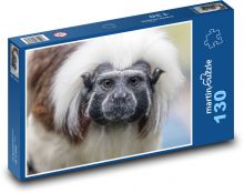 Opice - tamarin Puzzle 130 dílků - 28,7 x 20 cm