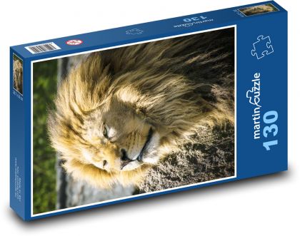 Lev - cicavec - Puzzle 130 dielikov, rozmer 28,7x20 cm 