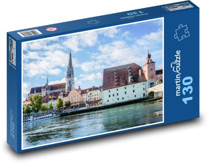 Regensburg - Germany - Puzzle 130 pieces, size 28.7x20 cm 