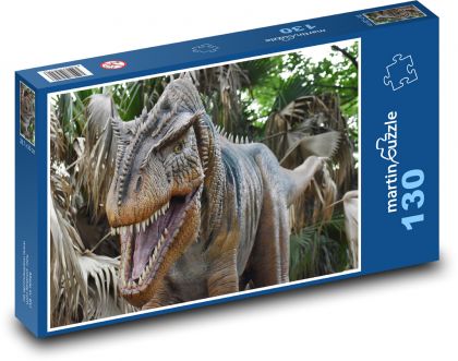 Dinozaur - Puzzle 130 elementów, rozmiar 28,7x20 cm