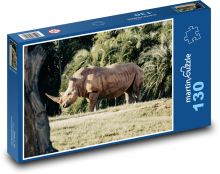 Rhinoceros Puzzle 130 pieces - 28.7 x 20 cm 