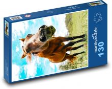 Zwierzę - koń Puzzle 130 elementów - 28,7x20 cm