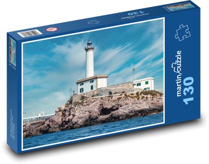 Lighthouse - Ibiza - Puzzle 130 pieces, size 28.7x20 cm 