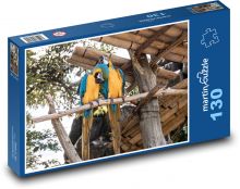 Birds - parrots Puzzle 130 pieces - 28.7 x 20 cm 