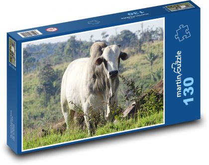 Cow - Puzzle 130 pieces, size 28.7x20 cm 