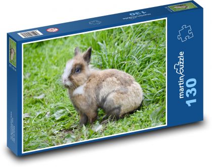 Rabbit - Puzzle 130 pieces, size 28.7x20 cm 