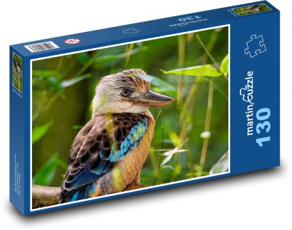 Ledňáčik - vták - Puzzle 130 dielikov, rozmer 28,7x20 cm 