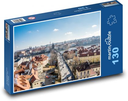 Prague - Charles Bridge - Puzzle 130 pieces, size 28.7x20 cm 