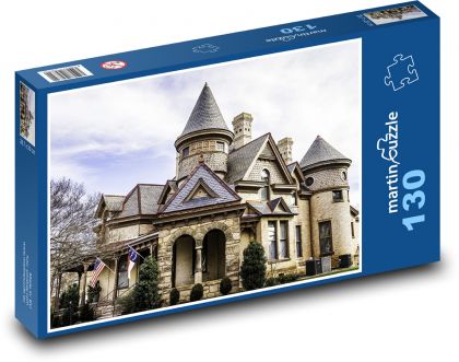 Viktoriánsky dom - Puzzle 130 dielikov, rozmer 28,7x20 cm 