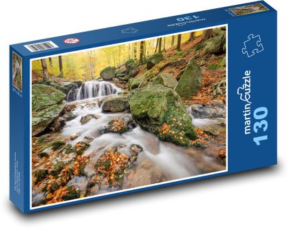 Podzim - řeka - puzzle 130 dílků