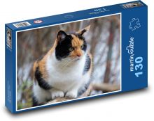 Kot Puzzle 130 elementów - 28,7x20 cm