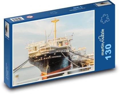 Nákladná loď - Puzzle 130 dielikov, rozmer 28,7x20 cm 