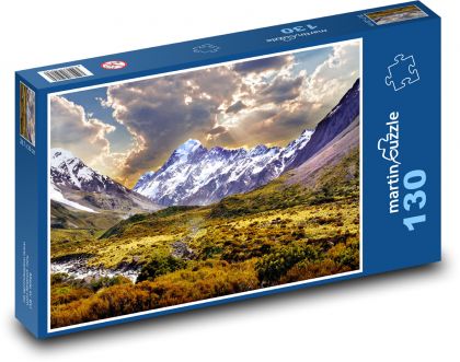 Krajina - hora - Puzzle 130 dílků, rozměr 28,7x20 cm