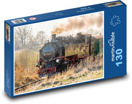 Parní lokomotiva - puzzle 130 dílků