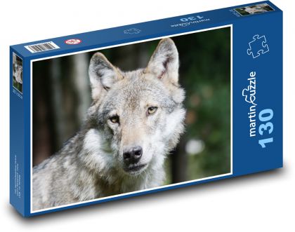 Wolf  - Puzzle 130 pieces, size 28.7x20 cm 