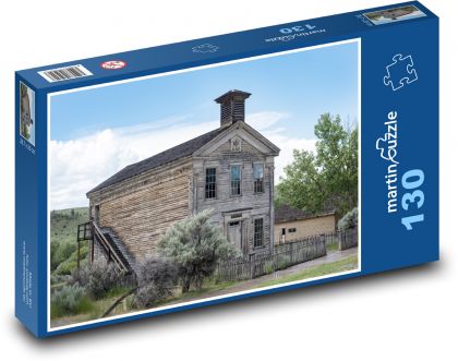 Montana - stary dom - Puzzle 130 elementów, rozmiar 28,7x20 cm