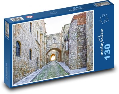 Rhodos - ulice rytířů - puzzle 130 dílků