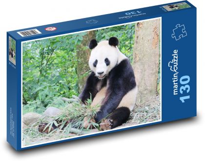Medveď panda - Puzzle 130 dielikov, rozmer 28,7x20 cm 
