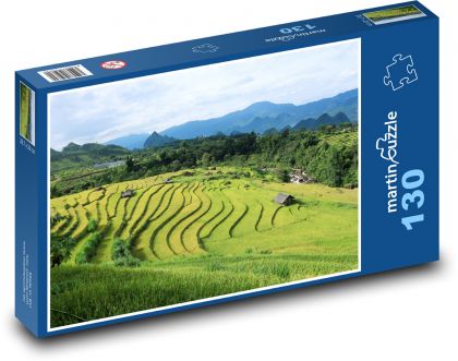 Vietnam - Reisfelder - Puzzle - 130 Teile