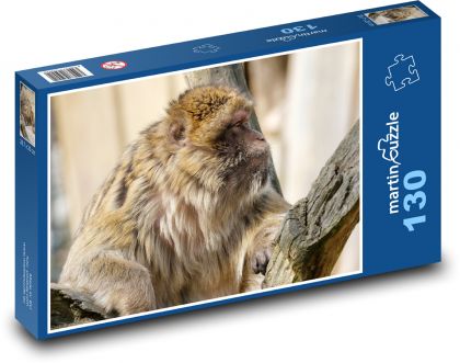Affe - Makake - Puzzle - 130 Teile