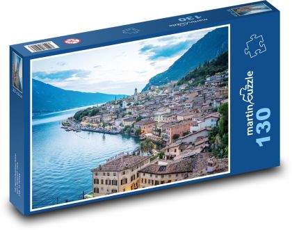 Jezero - hory - puzzle 130 dílků