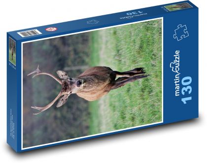 Deer - Puzzle 130 pieces, size 28.7x20 cm 