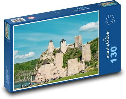 Srbsko - Golubac - Puzzle 130 dielikov, rozmer 28,7x20 cm 