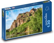 Rosja - góry Puzzle 130 elementów - 28,7x20 cm