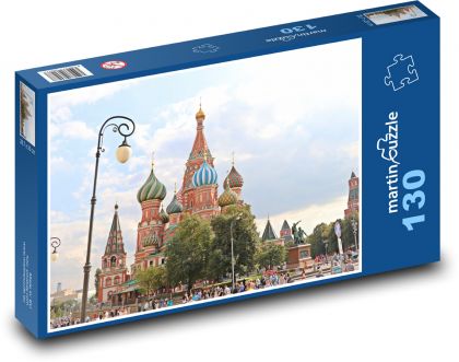 Moskwa - Rosja - Puzzle 130 elementów, rozmiar 28,7x20 cm