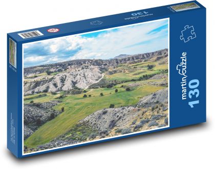 Hory - kopce - Puzzle 130 dielikov, rozmer 28,7x20 cm 