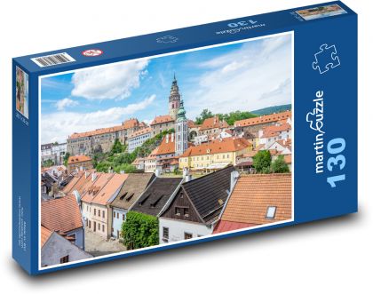 Český Krumlov - Česká republika - Puzzle 130 dielikov, rozmer 28,7x20 cm 