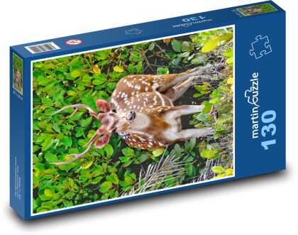Deer - Puzzle 130 pieces, size 28.7x20 cm
