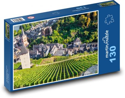 Niemcy - Bacharach - Puzzle 130 elementów, rozmiar 28,7x20 cm