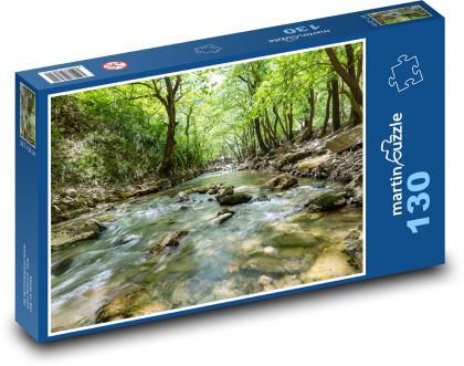 Nature - stream - Puzzle 130 pieces, size 28.7x20 cm 