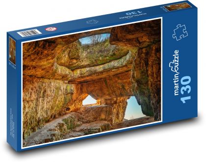Jaskinia - Rafa - Puzzle 130 elementów, rozmiar 28,7x20 cm
