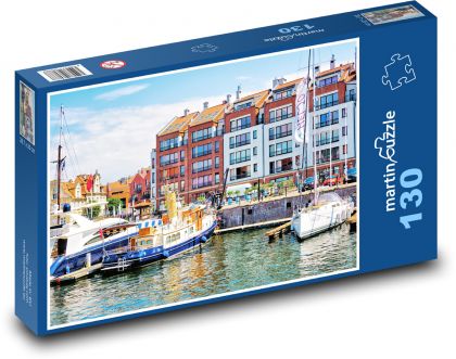 Polska - Gdańsk - Puzzle 130 elementów, rozmiar 28,7x20 cm