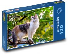 Mazlíček - kočka na stromě Puzzle 130 dílků - 28,7 x 20 cm