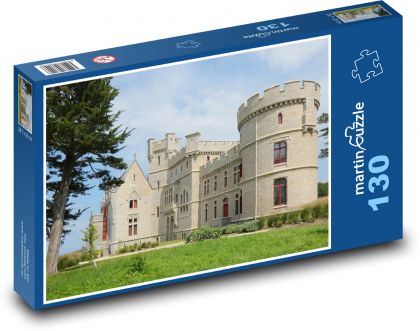 Francúzsko - viktoriánsky hrad - Puzzle 130 dielikov, rozmer 28,7x20 cm 