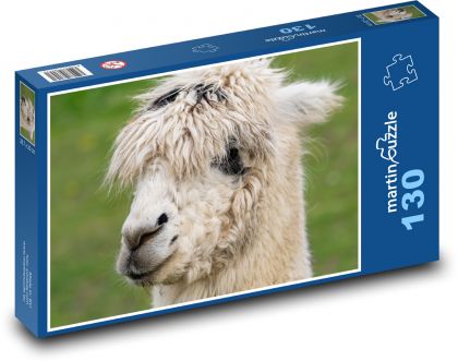 Alpaca - llama - Puzzle 130 pieces, size 28.7x20 cm 