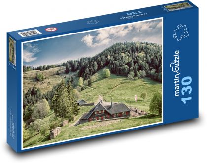 Německo - krajina - Puzzle 130 dílků, rozměr 28,7x20 cm